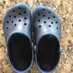 Navy blue crocs